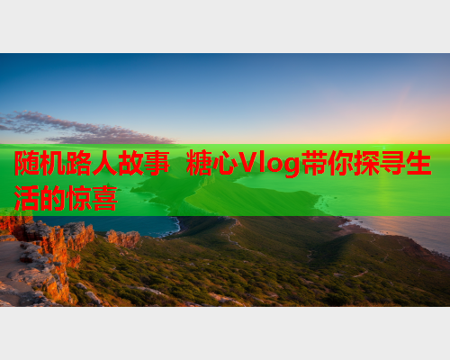 随机路人故事 糖心Vlog带你探寻生活的惊喜  第2张