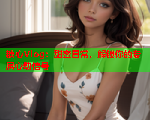 糖心Vlog：甜蜜日常，解锁你的专属心动信号  第1张