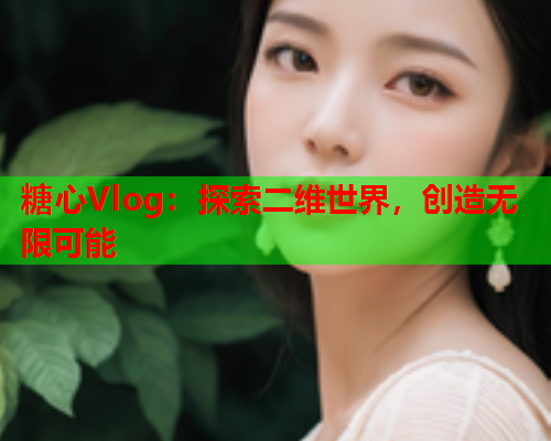 糖心Vlog:探索二维世界,创造无限可能 第1张 糖心Vlog:探索二维世界,创造无限可能 第1张